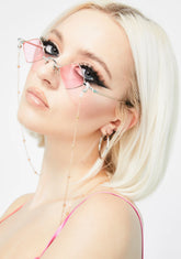 Sugar Half Baked Tiny Chain Sunglasses