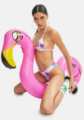 Pink Summers Flamingo Pool Float