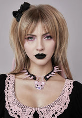 Beary Naughty Spike Choker