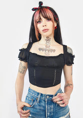 Shoulda Coulda Corset Crop Top