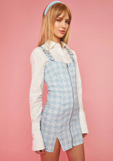 Treat Yourself Houndstooth Mini Dress