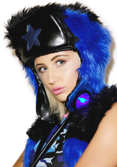 Midnight Star Faux Fur Hat
