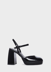 Love Question Block Heels