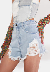 Bending The Rules Denim Shorts