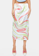 Summertime Paradise Midi Skirt