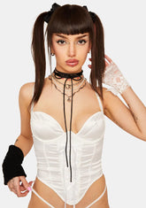 Bliss In The Boudoir Satin Corset