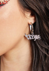 Virgo Gone Viral Rhinestone Earrings