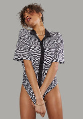 Warped Realm Checkered Button Up Shirt