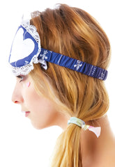 Cheeky Hearts Eye Mask - Gray