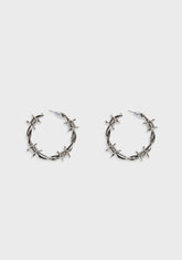 Spiked Soul Hoop Earrings