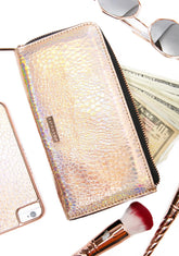 Rose Shimmer Wallet