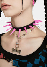 Enticing Issues Spiked Choker