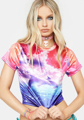Luv Ur Energy Dolphin Graphic Tee