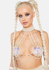 Moon Phase Body Chain Bra