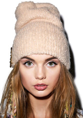 Solid Color Beanie - Light Pink