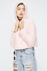 Miss Run The World Crop Hoodie