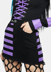 Make Things Complicated Mini Skirt