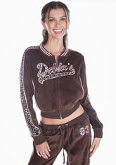 Sorry Ur Jealous Velour Track Jacket