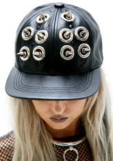 Death Spike Leather Hat