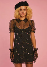 Homemade With Love Organza Mini Dress