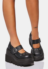 Shaker-23 Platform Mary Janes