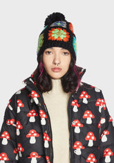 Dark Winter's Frost Knit Beanie