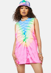 Ready For U Tie Dye Tank Dress