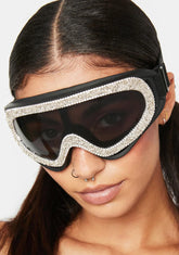 Midnight Freaky Encounters Rhinestone Goggles