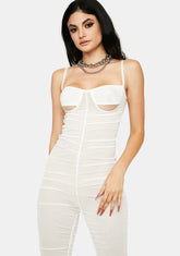 Bliss Blew Me Away Sheer Catsuit