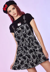 Shadow Dimension Pinafore Dress