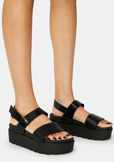 Shadow Lost Without You Platform Sandals