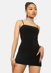 Next Drink Rhinestones Mini Dress