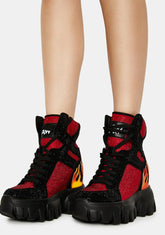 Red Soursop Platform Sneakers