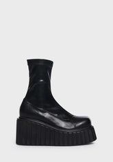 Muster Up Platform Creeper Boots