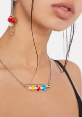 Room For Shrooms Pin Necklace