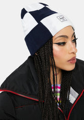 Peacoat Check Elmer Beanie