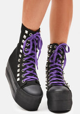 Started Riot Studded Platform Sneakers