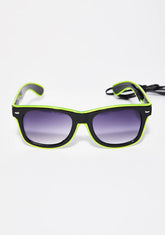 Lime Always Lit Light-Up Sunglasses