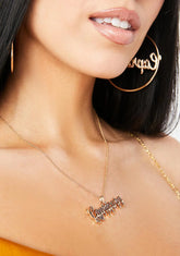 Drippin' Glow Capricorn Necklace