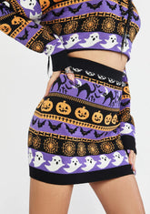 Night Of Spooks Sweater Skirt