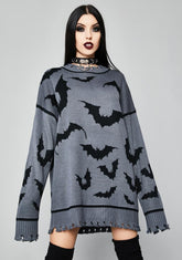 Straight Outta Hell Oversized Sweater
