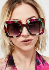 Pixie Sparkle Funk Square Sunglasses