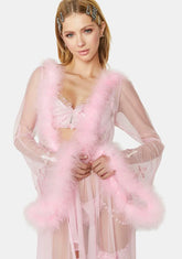 Holy Revelation Marabou Robe