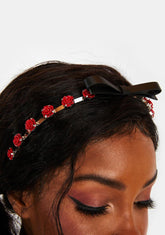 Witchy Woman Rose Bow Headband