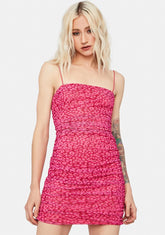 Sweet Party Animal Ruched Mini Dress