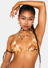 Willow Frill Triangle Bikini Top