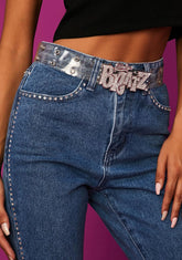 Expensive Taste Glitter Belt