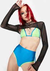 Vibrant Beats Shorts Set