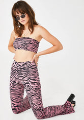 Zebra Pink Jeevan Twinset