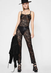 Night Vixen Lace Jumpsuit